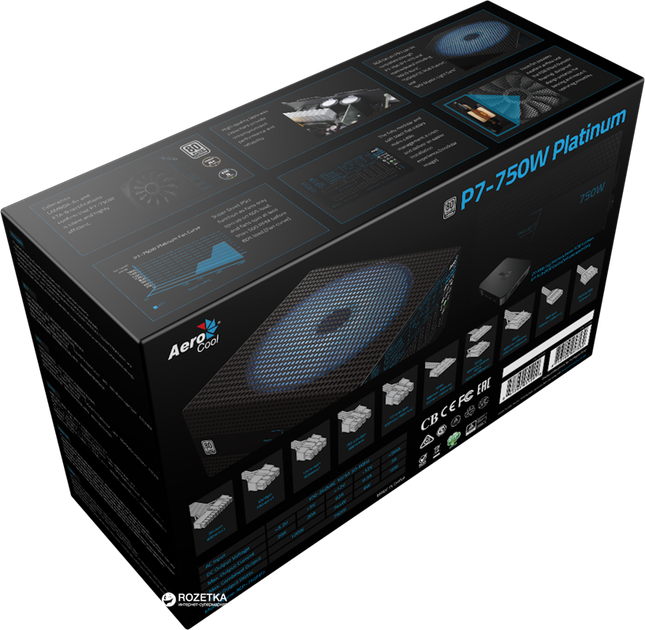 Блок питания Aerocool P7-750 750W - Фото 11 Блок питания Aerocool P7-750 750W - изображение 11