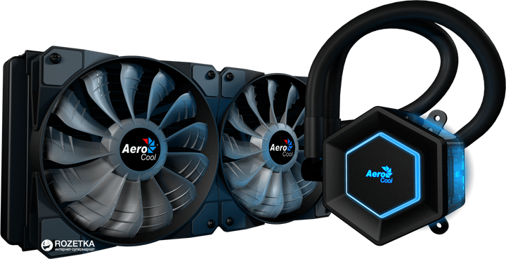 Система жидкостного охлаждения Aerocool P7-L240 RGB - Фото 1 Система жидкостного охлаждения Aerocool P7-L240 RGB - изображение 1