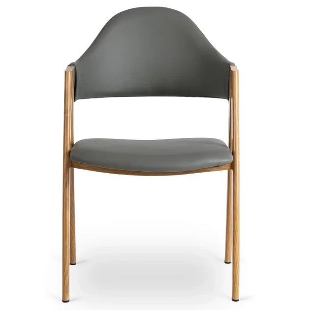 Стул кухонный MEBEL ELITE WILLY серый / экокожа ME.WILLY/P/E/K - изображение 6