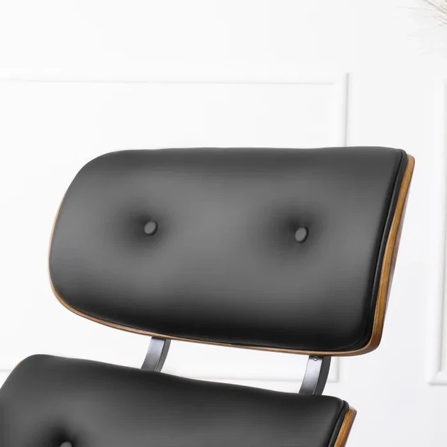 Кресло с подставкой для ног MEBEL ELITE PALERMO, черный ME.PALERMO/CZ/E/FW - изображение 7