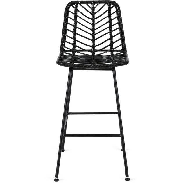 Барный стул MEBEL ELITE JERRY, Ротанг черный ME.JERRY/CZ/CZ/RT/H - изображение 10