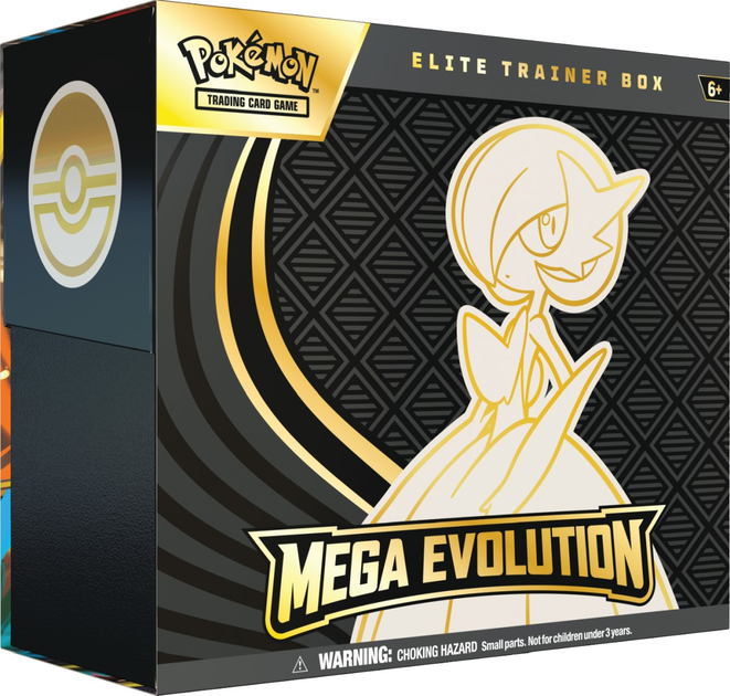 Dodatek Pokémon TCG: Mega Evolution - Elite Trainer Box - Gardevoir 1 szt (0196214129115) - obraz 2