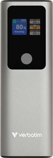 Powerbank Verbatim Charge 'n' Go 27000 mAh 140W Grey (023942322696) - obraz 3