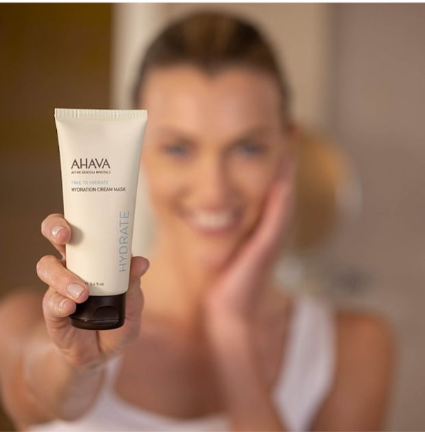 Maska Ahava Time to Hydrate kremowa nawilżająca 100 ml (697045151271) - obraz 7