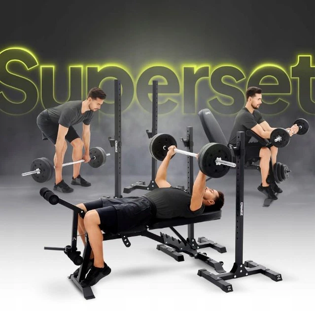 Тренировочная скамья многофункциональная Zipro Superset до 120 кг с отдельными стойками для штанги до 180 кг - Фото 13 Тренировочная скамья многофункциональная Zipro Superset до 120 кг с отдельными стойками для штанги до 180 кг - изображение 13