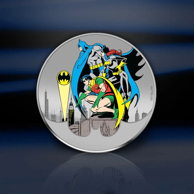 Пам'ятна монета “DC Comics - Бетмен”. Офіційна монета з альбомом та вкрита сріблом 999 проби (50021) - Фото 5 Пам'ятна монета “DC Comics - Бетмен”. Офіційна монета з альбомом та вкрита сріблом 999 проби (50021) - изображение 5