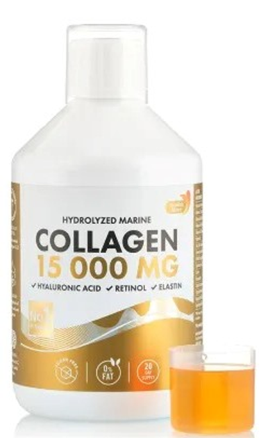 Kolagen rybi w płynie Swedish Nutra Marine + Witamina C 15000 mg 500 ml (7350122362993) - obraz 2