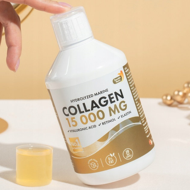 Kolagen rybi w płynie Swedish Nutra Marine + Witamina C 15000 mg 500 ml (7350122362993) - obraz 4