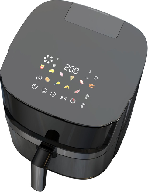 Frytkownica beztłuszczowa Lucznik AF-1500 Air Fryer Steam+ - obraz 3