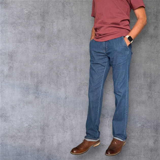 Джинси-брюки Montana Chino GRANADA 02 (літо) 34-34 синій - зображення 4