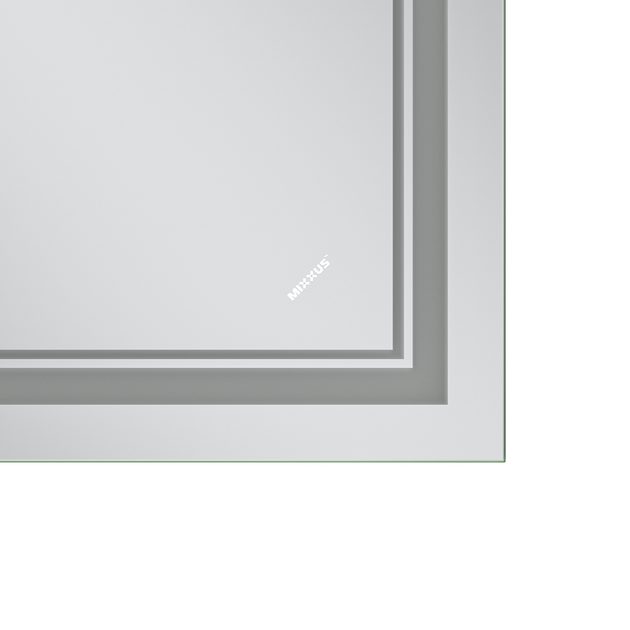 Зеркало Mixxus Premium QUADRO MR20-80x60-Reverse с Led Touch, Anti-fog, диммером, регулятором яркости (MP6619) - изображение 7