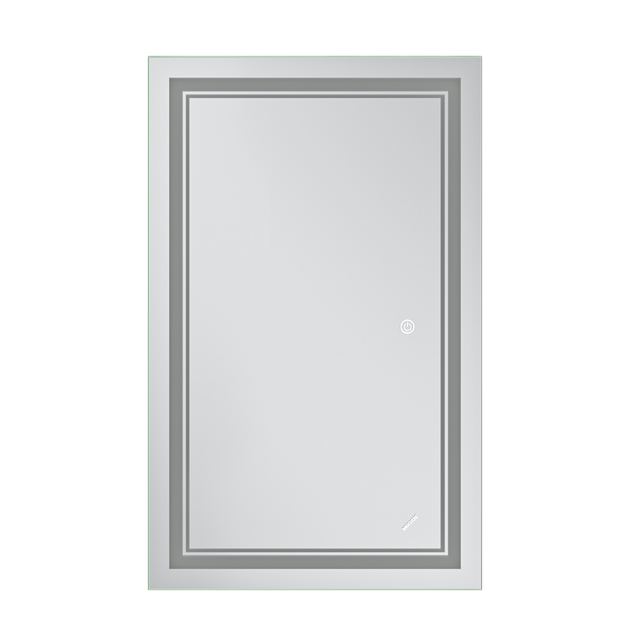 Зеркало Mixxus Premium QUADRO MR20-50x80-Reverse с Led Touch, Anti-fog, диммером, регулятором яркости (MP6620) - изображение 7