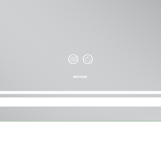 Зеркало Mixxus Premium QUADRO MR20-100x80 с Led Touch, Anti-fog, димером, регулятором яркости, линзой (MP6623) - изображение 3