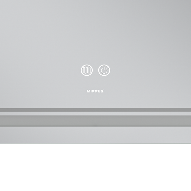 Зеркало Mixxus Premium QUADRO MR20-100x80 с Led Touch, Anti-fog, димером, регулятором яркости, линзой (MP6623) - изображение 6