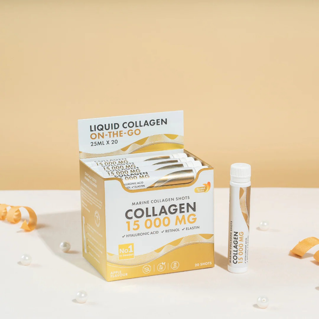 Морський колаген Swedish Nutra Marine Collagen 15 000 мг (25 мл x 20 шотів) (7350122363044) - зображення 2