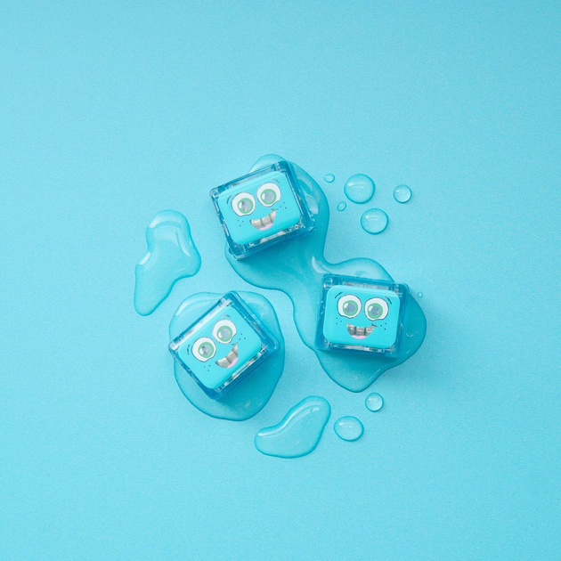 Сенсорні кубики Glo Pals Light Up Cubes Blair Бірюзові (0850016823120) - зображення 4