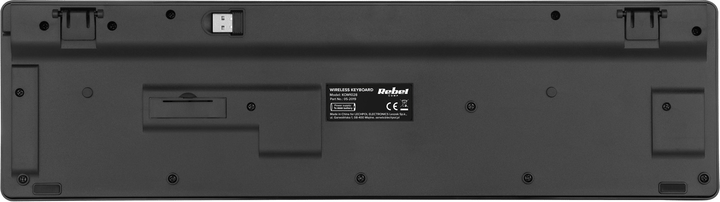 Klawiatura bezprzewodowa Rebel WK100 Wireless Black (5901890118170) - obraz 3