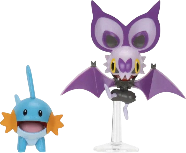 Zestaw figurek Jazwares Pokemon Battle Figure Noibat and Mudkip (0191726755401) - obraz 3