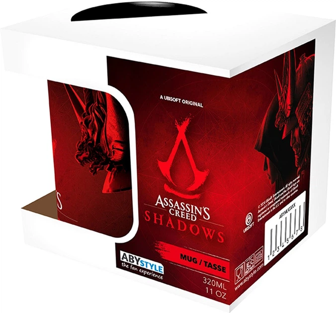 Чашка ABYstyle ASSASSIN'S CREED Shadows Yasuke and Naoe (Асасін Крід) 320 мл (3665361151968) - зображення 4
