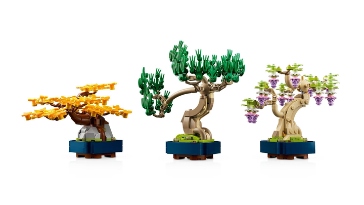 Zestaw klocków LEGO Botanicals Małe drzewka Bonsai 709 elementów (10373) - obraz 7