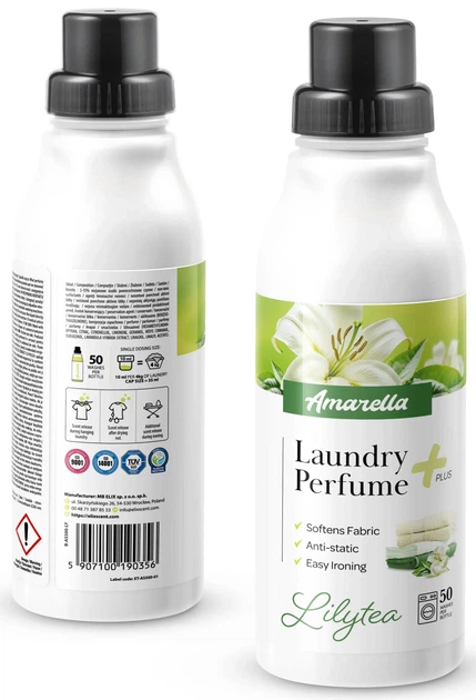 Ароматизатор для білизни Amarella Lilytea 500 мл (5907100190356) - зображення 2