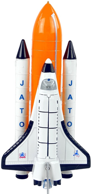 Rakieta LEAN Toys Statek kosmiczny ze światłem i dźwiękiem 12657 (5905214976910) - obraz 4