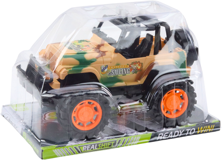 Іграшка LEAN Toys Великий військовий позашляховик Бежевий 24786 (5905991058366) - зображення 1