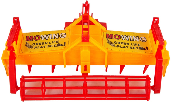 Zabawka LEAN Toys Traktor z kultywatorem z napędem frykcyjnym Czerwony 14841 (5905515353069) - obraz 5