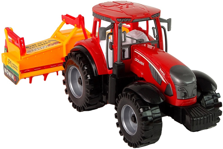 Zabawka LEAN Toys Traktor z kultywatorem z napędem frykcyjnym Czerwony 14841 (5905515353069) - obraz 8