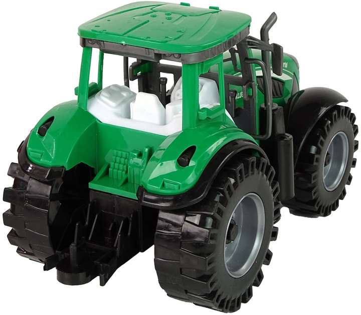 Zabawka LEAN Toys Traktor z przyczepą z napędem frykcyjnym Zielono-czerwony 14834 (5905515352994) - obraz 4