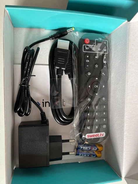 SWEET.TV BOX 2 Android Медіаплеєр Ultra HD + 3 місяці тарифу L