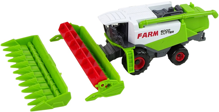 Zestaw maszyn rolniczych LEAN Toys Traktory z przyczepami 2 szt + Kombajn 14832 (5905515352970) - obraz 5