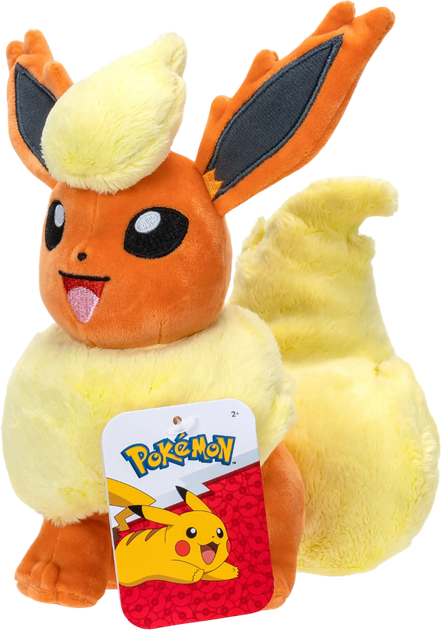 Плюшева іграшка Jazwares Pokemon Flareon Cdu 20 см (0191726507222) - зображення 5