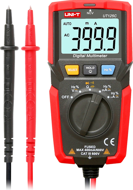 Мультиметр універсальний UNI-T UT125C (MIE0323) - зображення 1