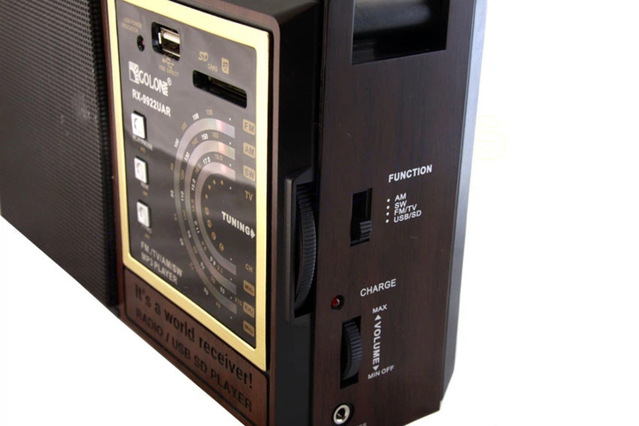 Радіоприймач колонка MP3 Golon RX-9922UAR - Фото 3 Радіоприймач колонка MP3 Golon RX-9922UAR - изображение 3