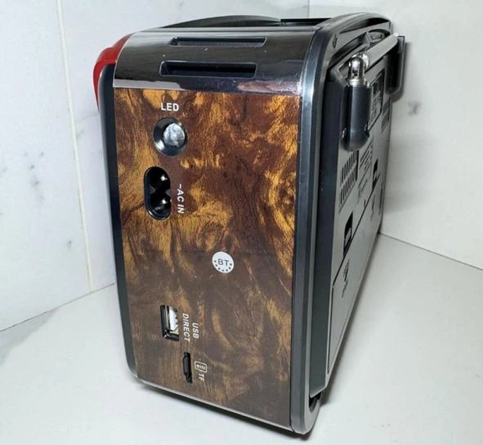 Портативний багатофункціональний радіоприймач GOLON RX-455S з USB, SD радіо з акумулятором і сонячною панеллю - изображение 9