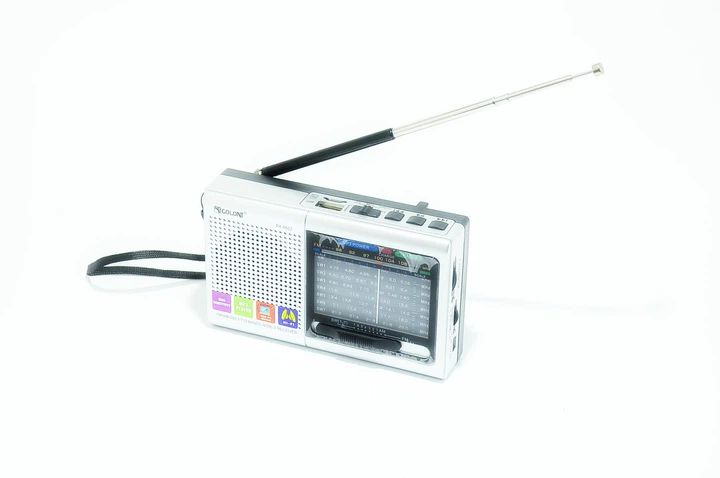 Радіоприймач акумуляторний з USB TF GOLON RX-6622 Silver - изображение 2
