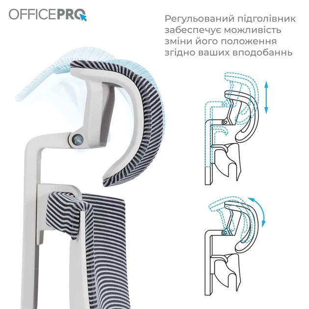 Офисное кресло OfficePro Balance OC620-W-DG-DG (OC620-W-DG-DG) - изображение 15
