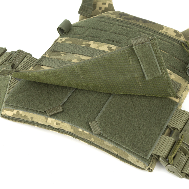 Плитоноска Dozen Modular Plate Carrier — L2 "Pixel MM14" (під бронеплити 25 * 30 см) - изображение 3