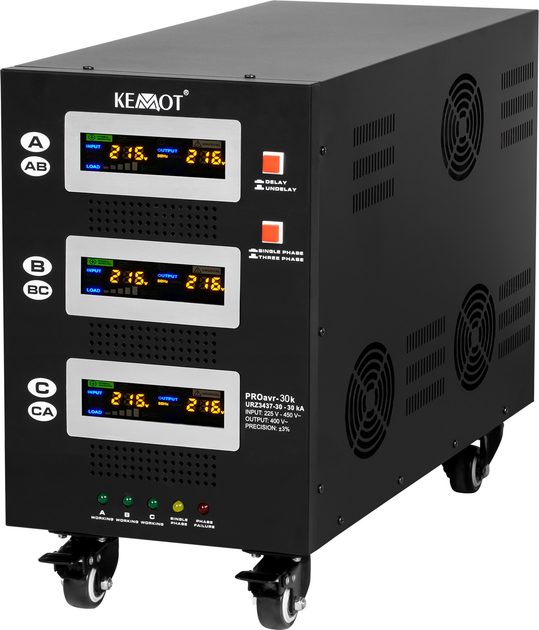 Stabilizator napięcia Kemot PROavr-30k 30000VA 3% (5901890114264) - obraz 1