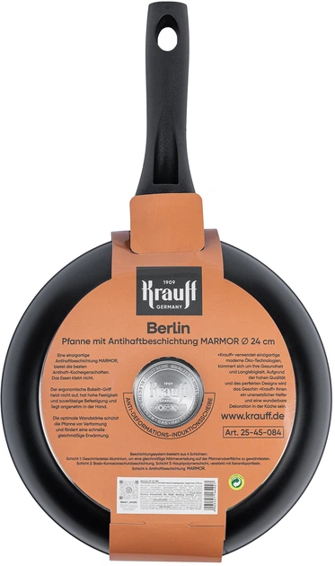 Сковорода Krauff Berlin алюминиевая с антипригарным покрытием 24