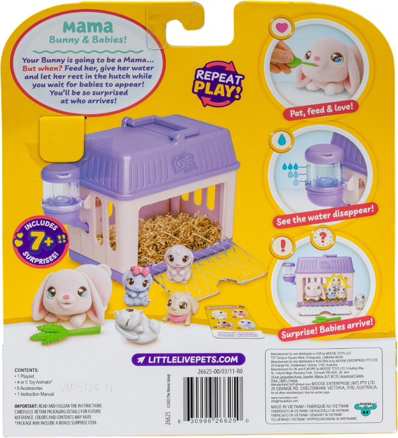 Zestaw zabawek Little Live Pets Mama Surprise mini króliczek (0630996266250) - obraz 2