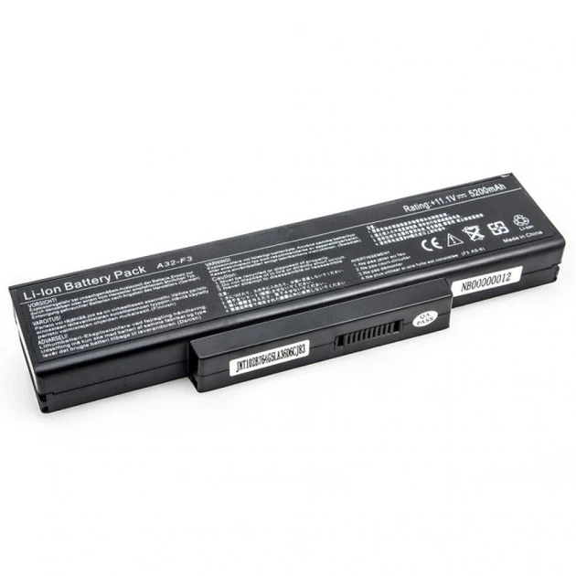 Акумуляторна батарея Asus A32-F3 A9 F2 M51 S62 S6F S96 Z53 Z9T Z94 Z96 11.1V 5200mAh - Фото 1 Акумуляторна батарея Asus A32-F3 A9 F2 M51 S62 S6F S96 Z53 Z9T Z94 Z96 11.1V 5200mAh - зображення 1