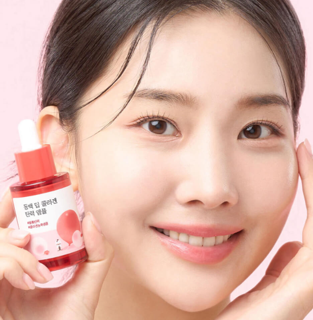 Укрепляющая коллагеновая ампула с камелией Round Lab Camellia Deep Collagen Firming Ampoule 30ml - Фото 8 Укрепляющая коллагеновая ампула с камелией Round Lab Camellia Deep Collagen Firming Ampoule 30ml - изображение 8