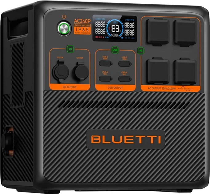Зарядна станція Bluetti AC240P IP65 / 2400 Вт / 1843 Вт⋅год / LiFePO4 - изображение 3
