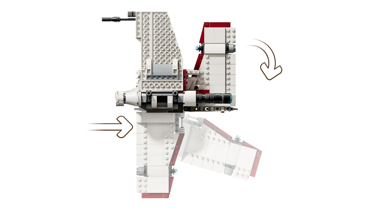 Конструктор LEGO Star Wars Зоряний винищувач V-19 Потік 567 елементів (75432) - зображення 7