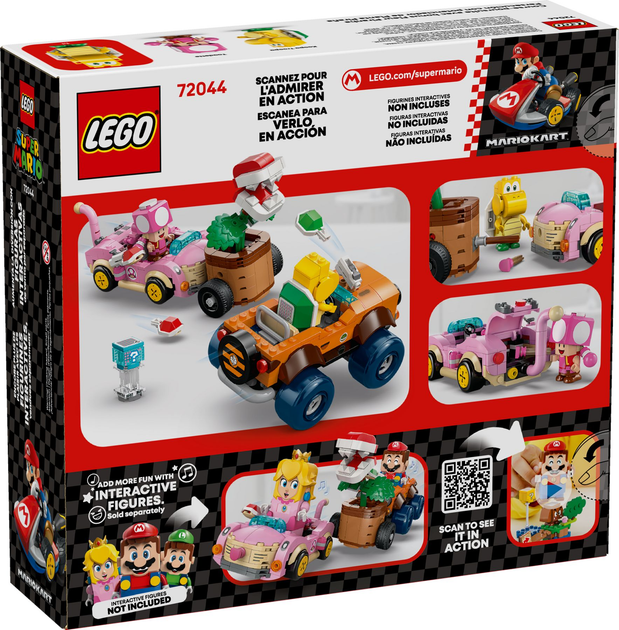 Конструктор LEGO Super Mario Mario Kart Piranha Plant і гонитва за модернізацією 588 елементів (72044) - зображення 12