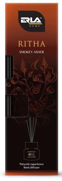 Dyfuzor z pałeczkami zapachowymi Erla Home Ritha SMOKEY ASHER 100 ml (5906534019974) - obraz 3