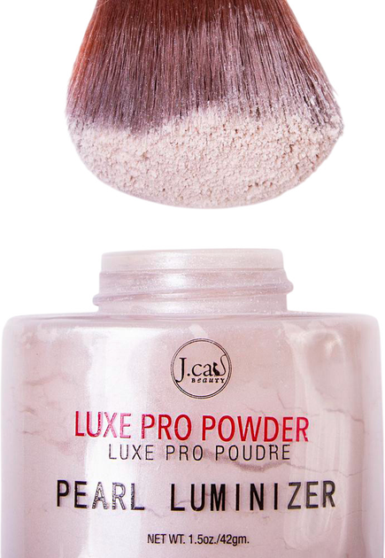 Пудра для обличчя J.Cat Beauty Luxe Pro сипка LPP102 Pearl Luminizer 42 г (648260416997) - зображення 2