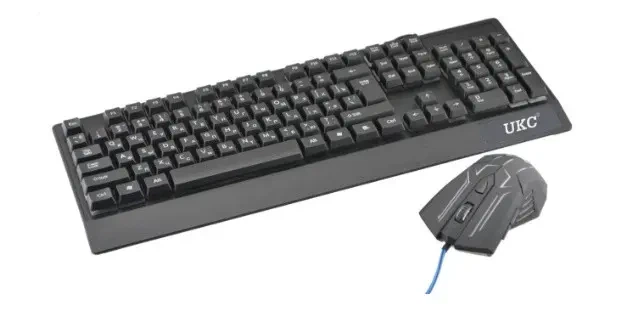 Игровая клавиатура и мышь UKC ZEUS M710 с подсветкой оптический сенсор 104 клавиши - изображение 3